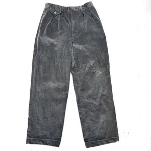 Vintage Ralph Lauren Pleated Corduroy Pants Made in USA Ladies Sz 10